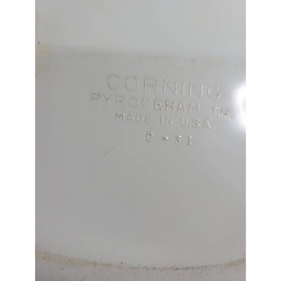 Corning Pyroceram Kitchen Vtg Rare Corningware Pyroceram C3 Dish